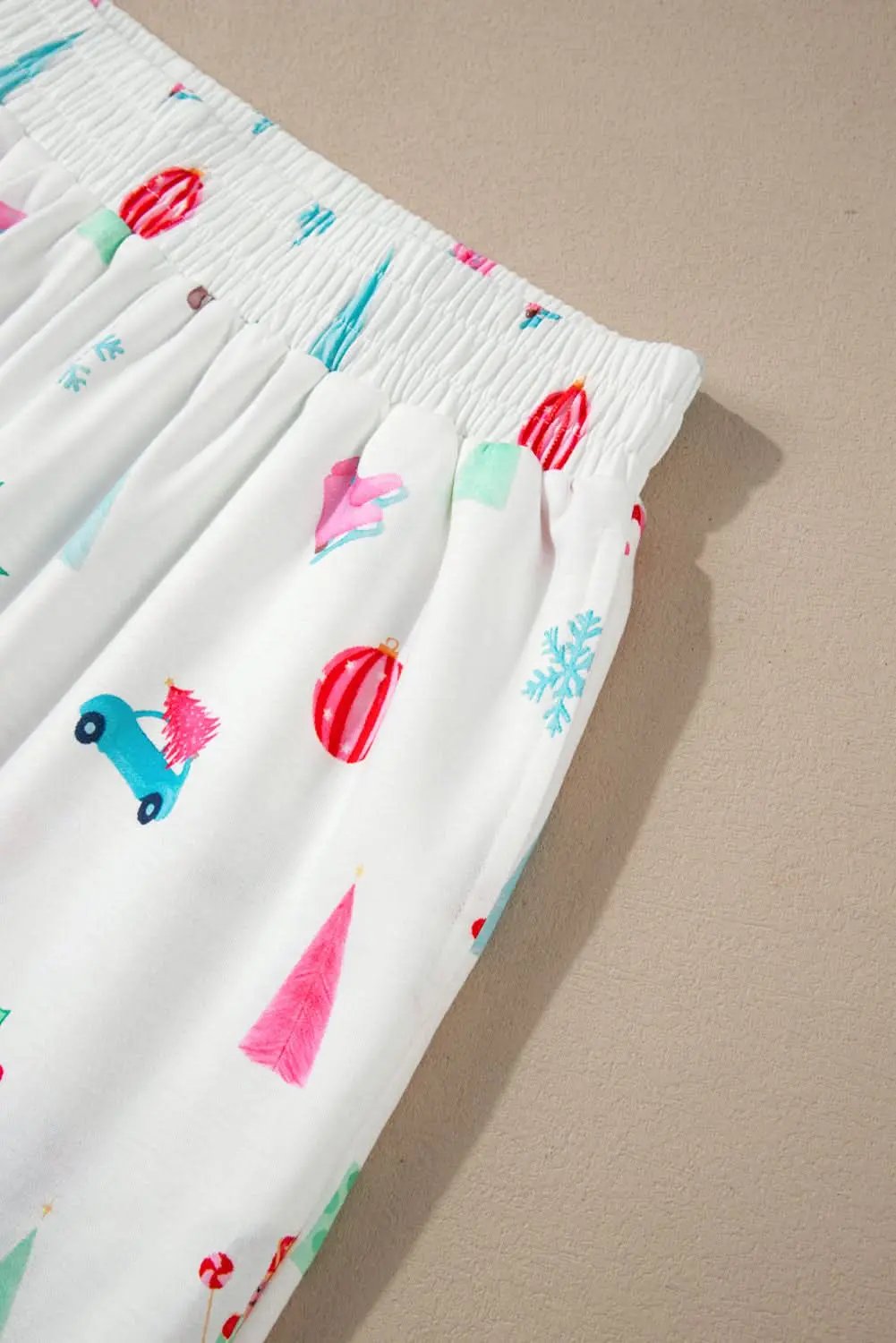 Festive White Christmas Pjs Set - Love Salve